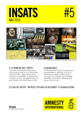 Maj 2014  - Amnesty International