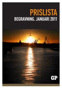 BEGRAVNING. JANuARI 2011 - Om GP - Göteborgs