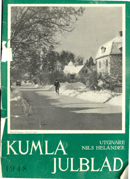 Kumla julblad 1948