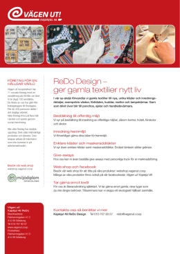 Läs om ReDo Design här