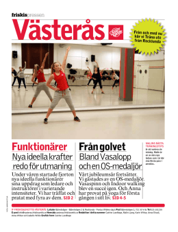 Nr 3 2013 - Friskis och Svettis Västerås