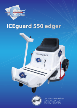 Pat. pend. - Iceguard 550 Edger