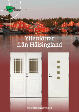 Ytterd&ouml;rrar fr&aring;n H&auml;lsingland