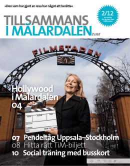Tillsammans i Mälardalen 2/2012 (pdf)