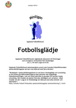 Miniligan 140212 - Svenska Fotbollförbundet