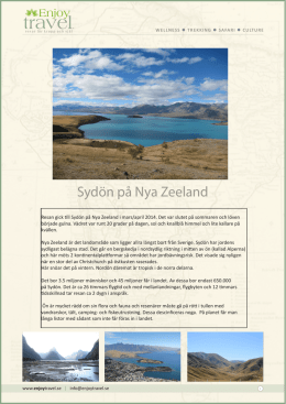 Sydön på Nya Zeeland