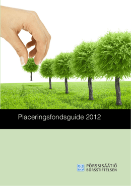 Placeringsfondsguide 2012