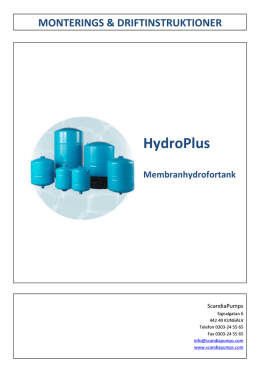 HydroPlus - ScandiaPumps