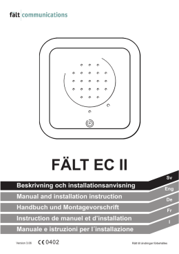 FÄLT EC II - faltcom.se