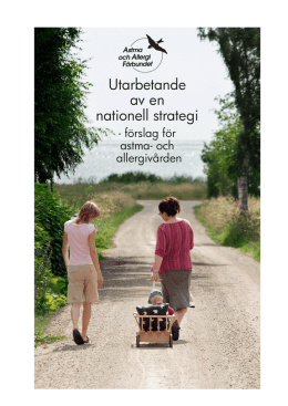 Nationell strategi för allergisjukdomarna (pdf) - Astma