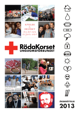 Verksamhetsberättelse 2013 - Röda Korsets Ungdomsförbund