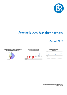 Statistik om bussbranschen 2010