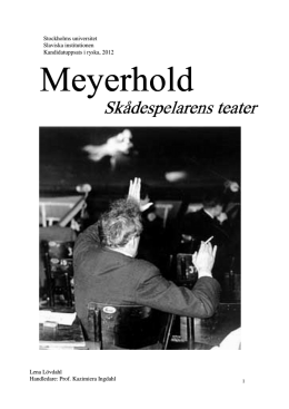 (Meyerhold - Sk\345despelarens teater.wps)