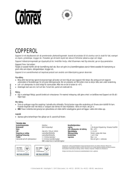 COPPEROL - Colorex Sweden AB