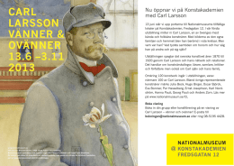 Carl Larsson – vänner & ovänner (pdf)