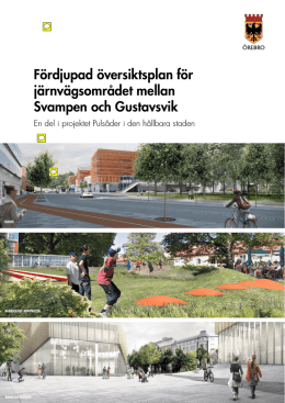 Fördjupad översiktsplan för järnvägsområdet mellan Svampen och