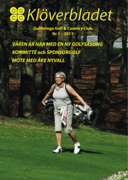 Möte med Åke Nyvall - Gullbringa Golf och Country Club
