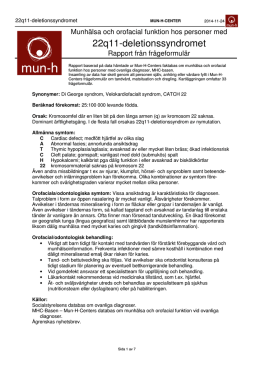 Rapport från frågeformulär (PDF) - Mun-H