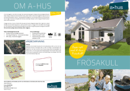 Områdesfolder_Frösakull [PDF] - A-hus
