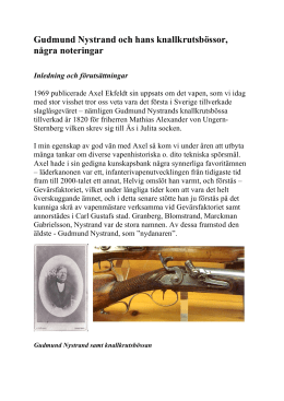 Gudmun Nystrand - Eskilstuna vapenhistoriska förening
