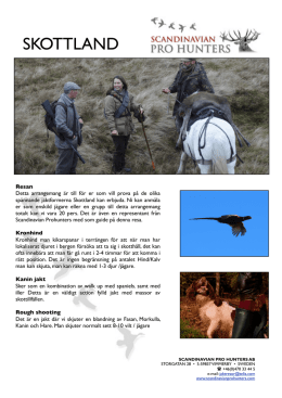 Skottland Gruppresa.pdf - Scandinavian Pro Hunters