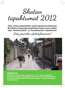 Skatan tapahtumat 2012