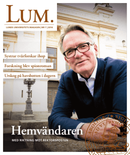 LUM 7 – 2014 - Lunds universitet