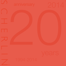 Scherlin katalog 2014