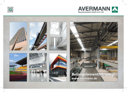 Betongelementteknologi - AVERMANN Maschinenfabrik GmbH