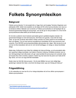 Folkets Synonymlexikon