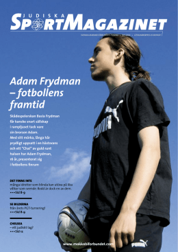 Adam Frydman - Svenska Makkabiförbundet