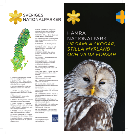 Hamra nationalpark - Sveriges nationalparker
