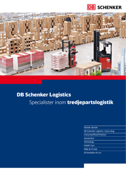Ladda ned dokument - DB Schenker på Logistik 2014