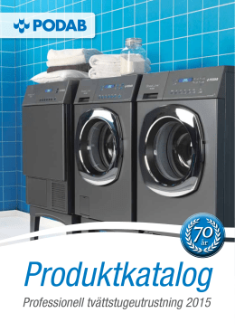 Professionell tvättstugeutrustning 2015