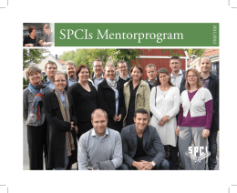 SPCIs Mentorprogram