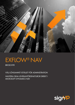 EXFLOW® NAV - SignUp Software AB