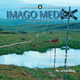 Ladda ner senaste numret av Imago Medica