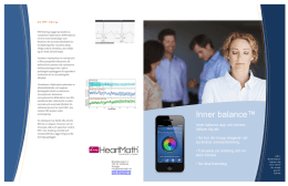 Inner balance™ - HRV Träning online