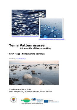 Försättsblad Vattenhäftet Nynäshamn20101020