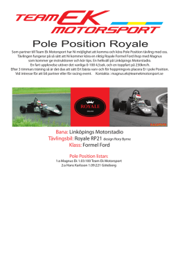 PDF Team Ek Motorsport Pole Position Royale