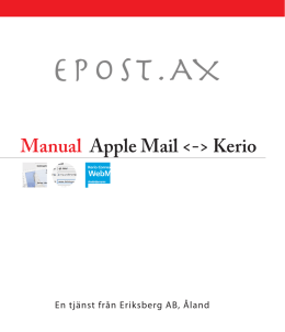 Macintosh med Apple Mail som exempel