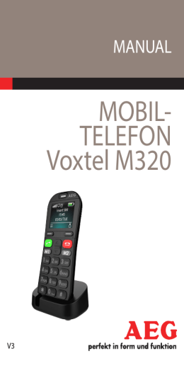 AEG Voxtel M320 - Telematic Nordic AB