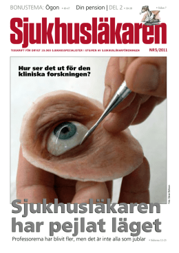 PDF-tidning nr 2011-05 - Tidningen Sjukhusläkaren