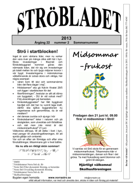 Ströbladet 2/2013