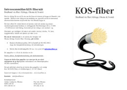 8 snabba frågor och svar angående fiberplaner i Köinge - KOS