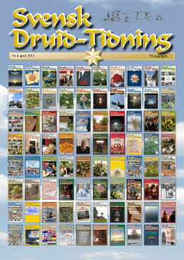 Nr 4 april 2013 79 &aring;rg&aring;ngen - Svenska Druid