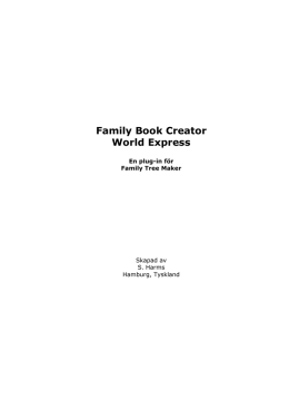 Family Book Creator World Express