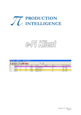 PI Client V 4.2-1 2009-11 24 Utgåva 1