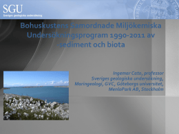 Ingemar Cato - Miljögiftsundersökningar för BVVF