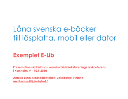 Låna svenska e-böcker till läsplatta, mobil eller dator
